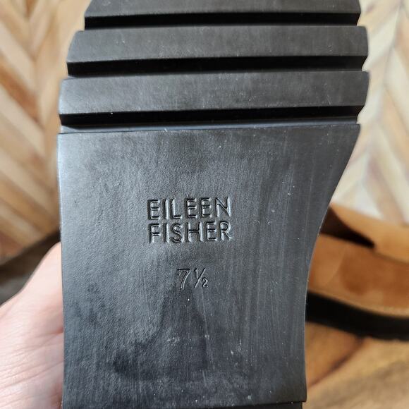 Tan Suede Platform Loafers - Picture 7 of 10